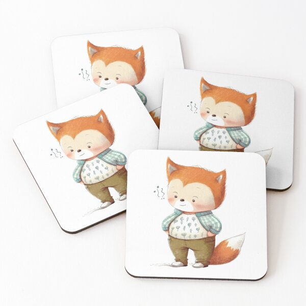 Item preview, Cute fox designed and sold by ShopLeilaArt.