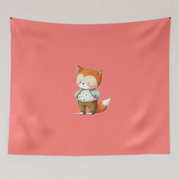 Item preview, Cute fox designed and sold by ShopLeilaArt.
