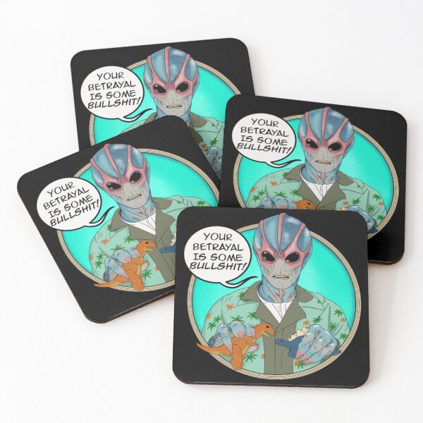 Item preview, Resident Betrayal Graphic Resident Alien Gift Fan designed and sold by Muhadams.