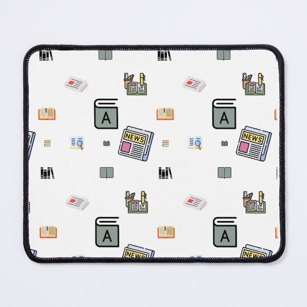 Item preview, Printed Pages: A Fusion of Books and Newspapers Pattern Design designed and sold by MoStorish.