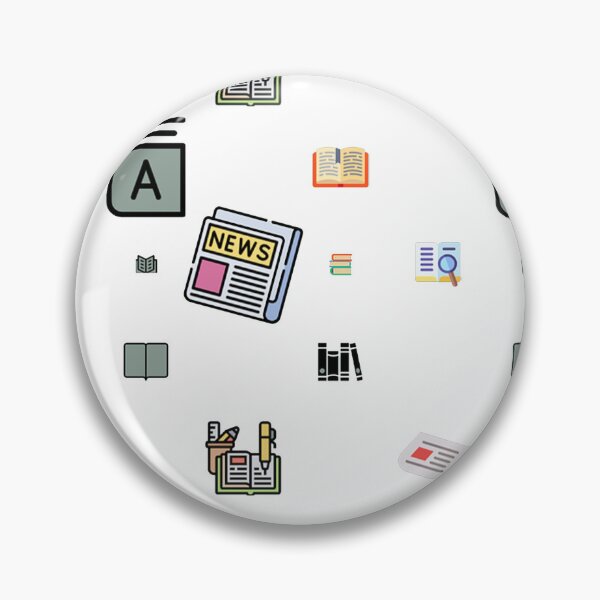 Item preview, Printed Pages: A Fusion of Books and Newspapers Pattern Design designed and sold by MoStorish.