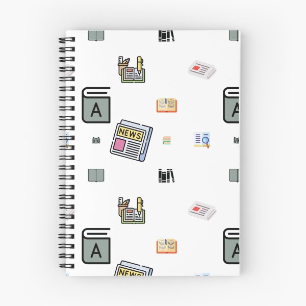 Item preview, Printed Pages: A Fusion of Books and Newspapers Pattern Design designed and sold by MoStorish.