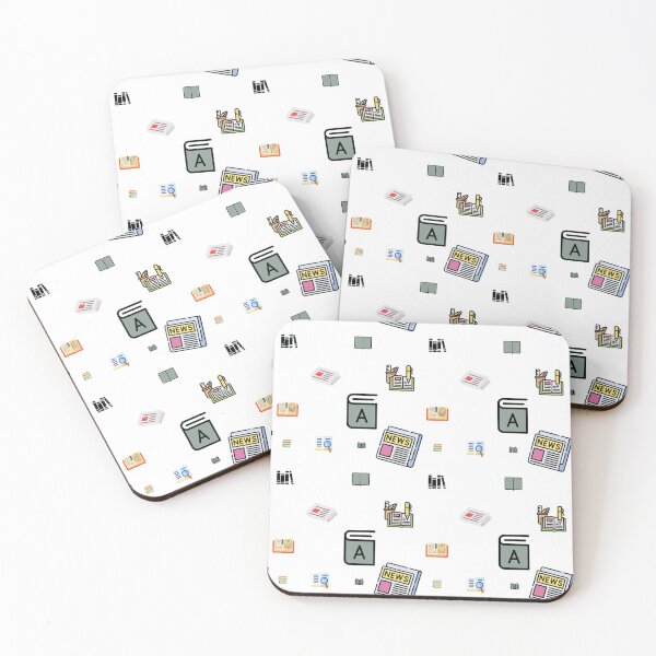 Item preview, Printed Pages: A Fusion of Books and Newspapers Pattern Design designed and sold by MoStorish.