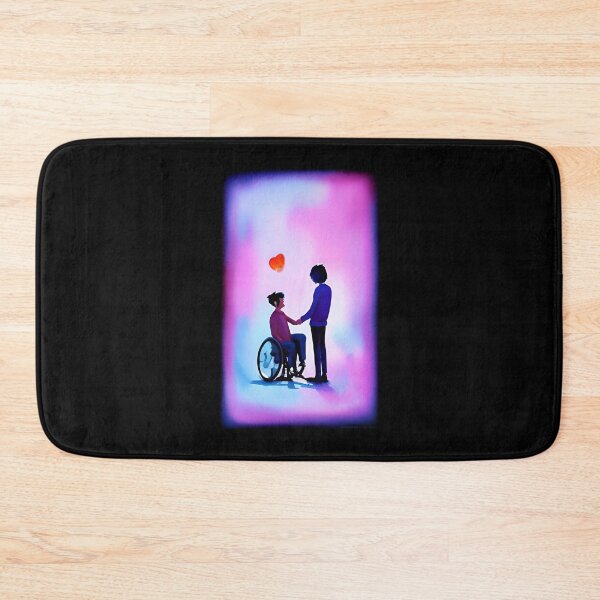 Item preview, A couple in love Valentine's Day with a disabled person in a wheelchair with designed and sold by rockate.