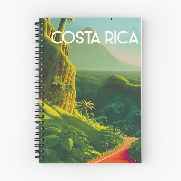 Item preview, Costa Rica travel vintage  poster designed and sold by Arctic frame studio.