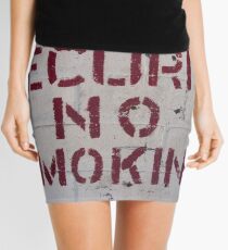 National Security No Smoking Mini Skirt
