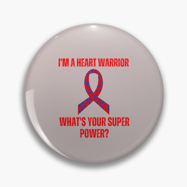 Item preview, I'm a Heart Warrior CHD Fighter Heart Disease Awareness designed and sold by Sarah38.