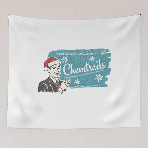 Item preview, It's Beginning To Look A Lot Like... Chemtrails / Funny Holiday T-shirt Design designed and sold by iwantlibertees.