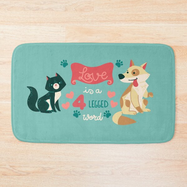 Item preview, Love is a 4 legged word designed and sold by Angela Sbandelli.