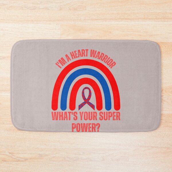 Item preview, I'm a Heart Warrior CHD Rainbow Heart Disease Awareness designed and sold by Sarah38.
