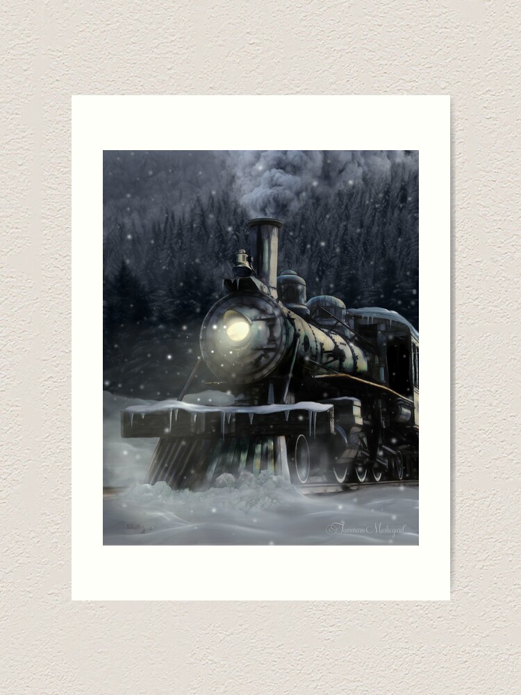 Alternate view of Steppeland Express Art Print