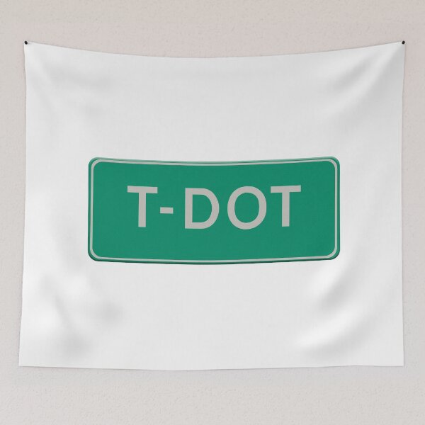 Item preview, Road sign with the local slang name for Toronto , T-dot designed and sold by funkyworm.