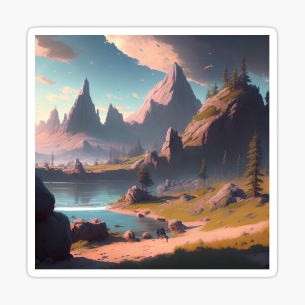 Item preview, Mountain Pathway designed and sold by D3monic.