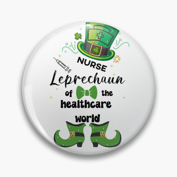 Item preview, St Pattys nurse, nurse leprechaun, funny st paddys nuse, St Patrick's day nurse gift. designed and sold by cocochi.