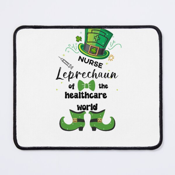 Item preview, St Pattys nurse, nurse leprechaun, funny st paddys nuse, St Patrick's day nurse gift. designed and sold by cocochi.