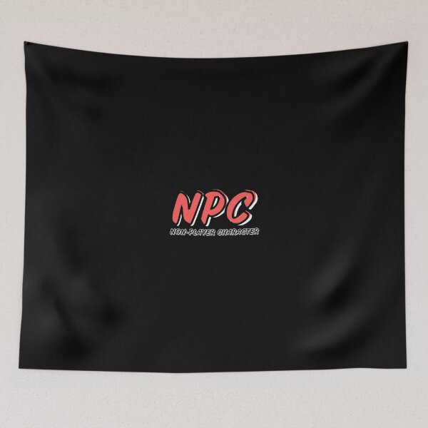 Item preview, NPC Non-Player Character Logo | Red designed and sold by domvito.