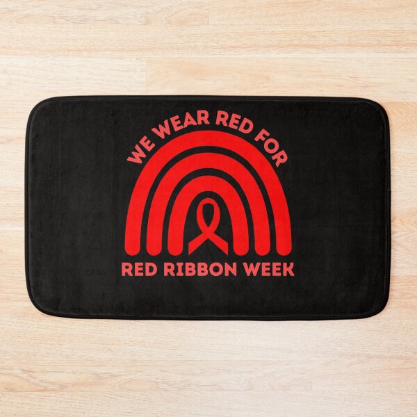 Item preview, We Wear Red for Red Ribbon Week Rainbow Heart Disease designed and sold by Sarah38.