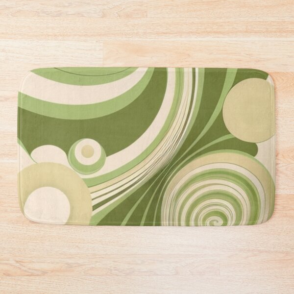 Item preview, Curve retro 70 green white designed and sold by jsebouvi.