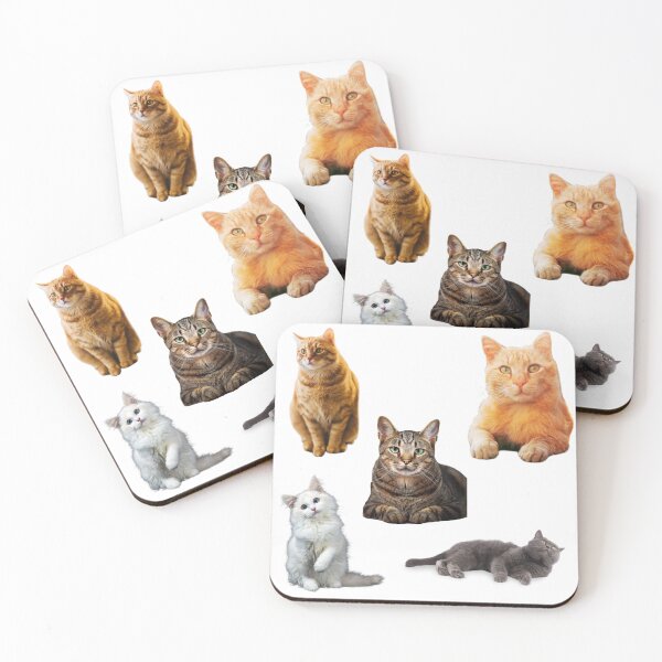 Item preview, Cat Stickers Pack Bundle  designed and sold by bluAvocado.