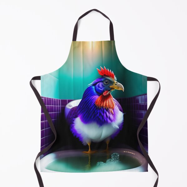 Item preview, Rooster in a bathtub Artwork, Watercolor Rooster Wall Art, Modern Rooster Wall Art, Farmhouse Print designed and sold by Christian Biluan.