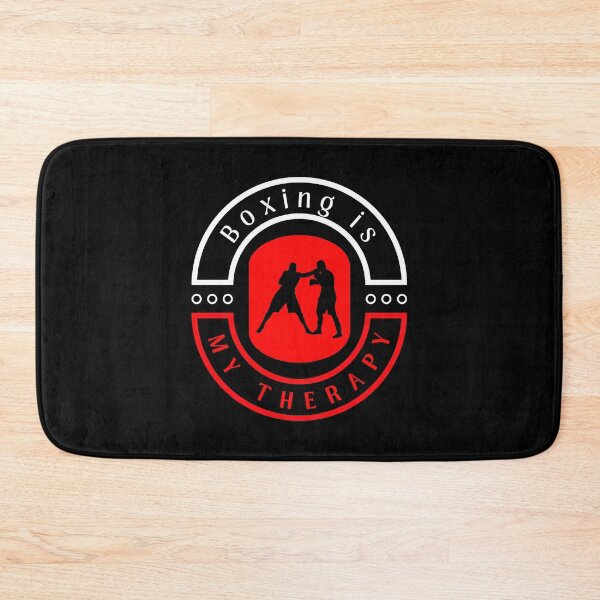 Item preview, Boxing is my therapy funny motivational design designed and sold by DigitalMagShop.