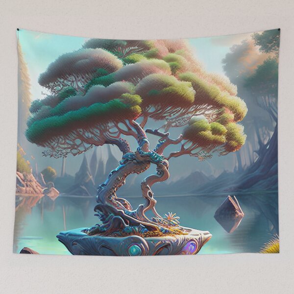 Item preview, Serene Bonsai Oasis designed and sold by D3monic.