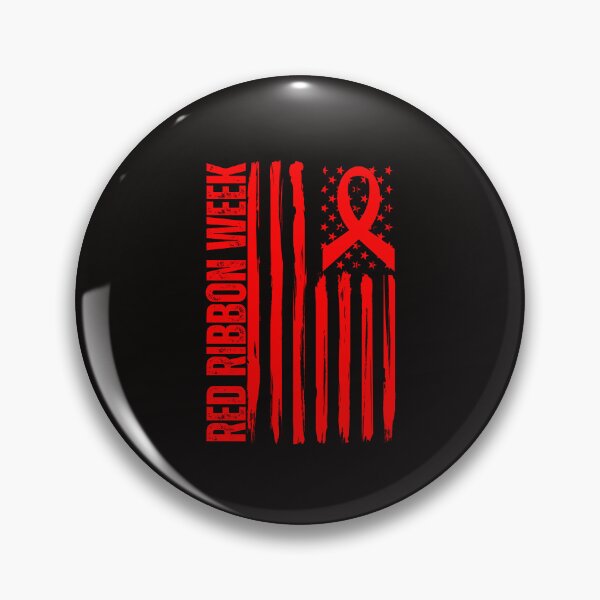 Item preview, Red Ribbon Week Awareness American Flag designed and sold by Sarah38.