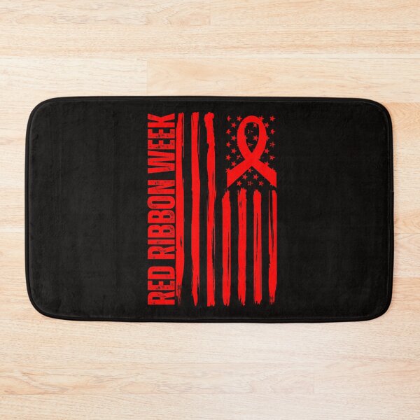 Item preview, Red Ribbon Week Awareness American Flag designed and sold by Sarah38.