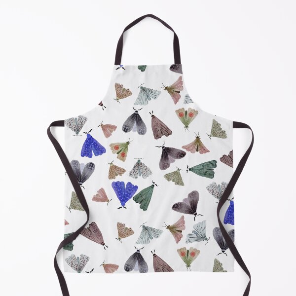 Item preview, Watercolour Moths seamless pattern designed and sold by JulieSR.