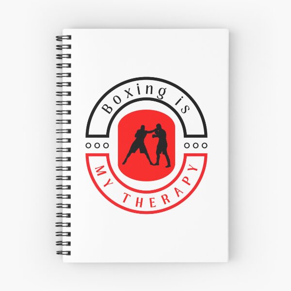 Item preview,  Boxing is my therapy funny motivational design designed and sold by DigitalMagShop.