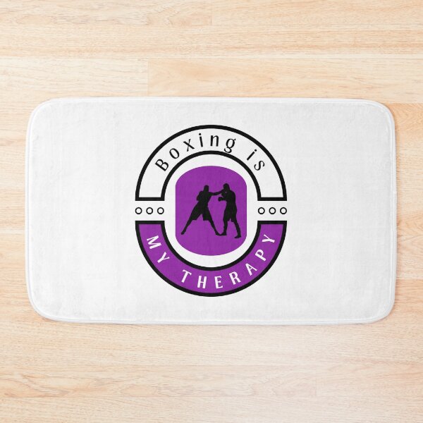 Item preview,  Boxing is my therapy funny motivational design designed and sold by DigitalMagShop.