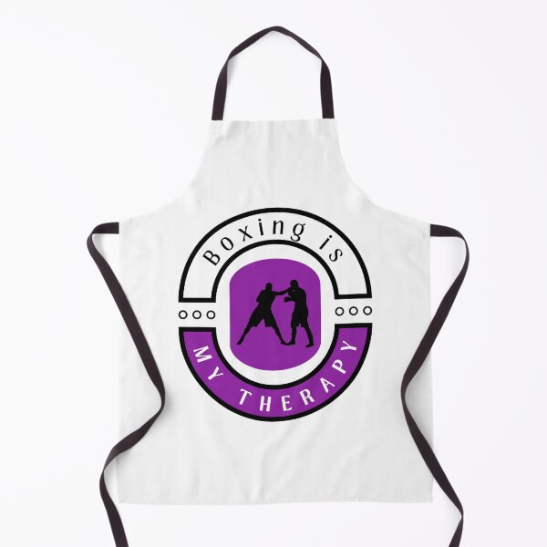 Item preview,  Boxing is my therapy funny motivational design designed and sold by DigitalMagShop.
