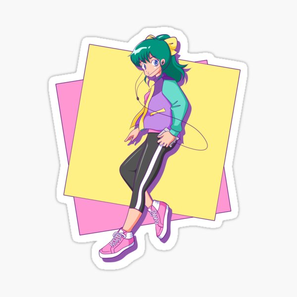 90s_GIRL Sticker