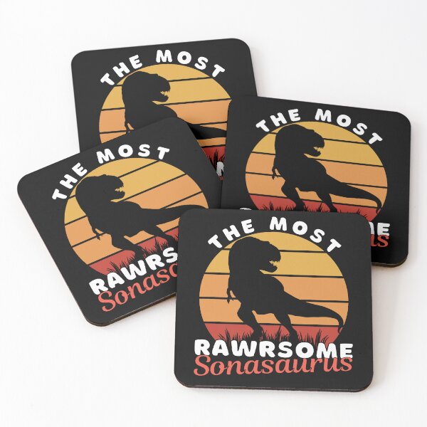 Item preview, The Most Rawrsome Sonasaurus. Most Wanted Tags designed and sold by ImaginedCo.