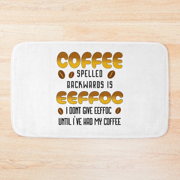 Item preview, Coffee Spelled Backwards  designed and sold by funkycoolshirts.