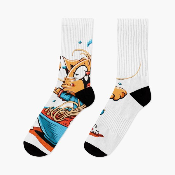 Item preview, Cat Eating Spaghetti designed and sold by TripleEdge22.