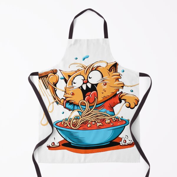 Item preview, Cat Eating Spaghetti designed and sold by TripleEdge22.