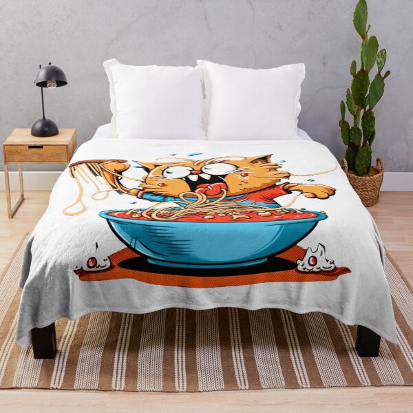 Item preview, Cat Eating Spaghetti designed and sold by TripleEdge22.