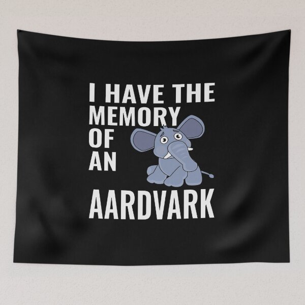 Item preview, Memory like an elephant? designed and sold by CottagePop.