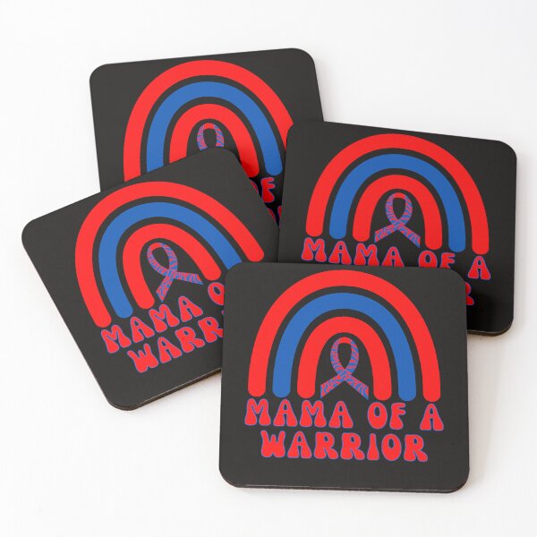 Item preview, Mama of a Warrior Rainbow Heart Warrior CHD Awareness designed and sold by Sarah38.