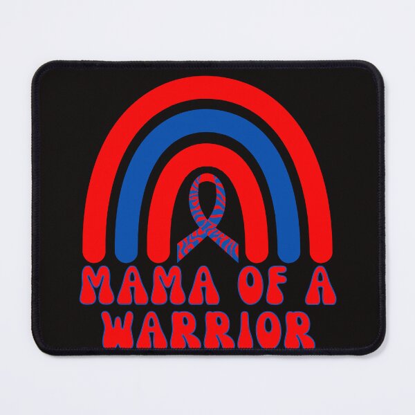 Item preview, Mama of a Warrior Rainbow Heart Warrior CHD Awareness designed and sold by Sarah38.