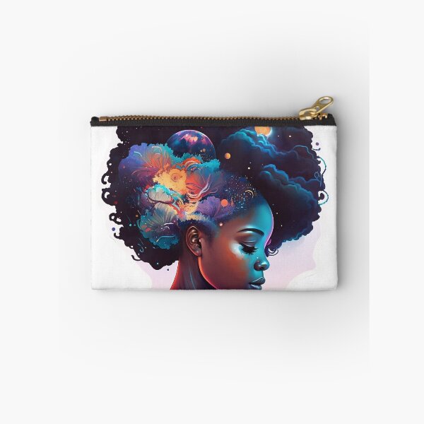 Item preview, cute African-American teenage goddess, with a beautiful ornate afro centric hairstyle designed and sold by BabyDD.