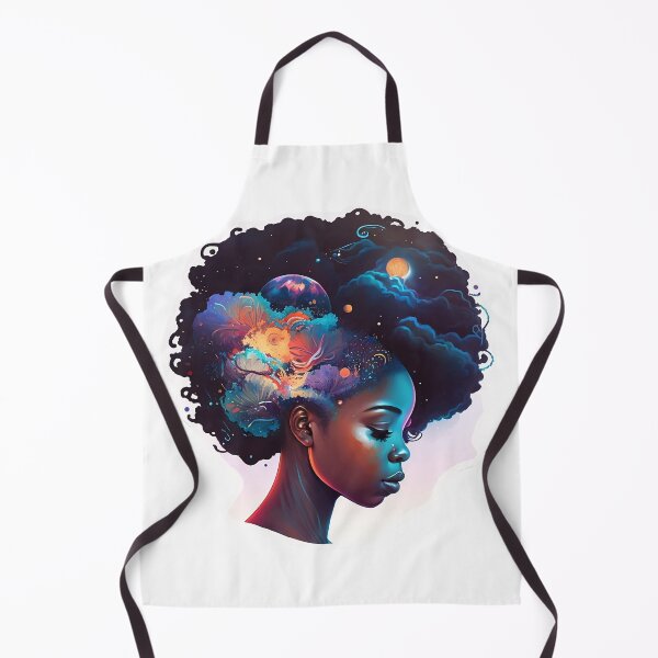 Item preview, cute African-American teenage goddess, with a beautiful ornate afro centric hairstyle designed and sold by BabyDD.
