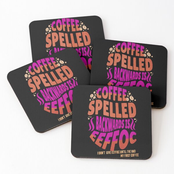 Item preview, Coffee Spelled Backwards  designed and sold by funkycoolshirts.