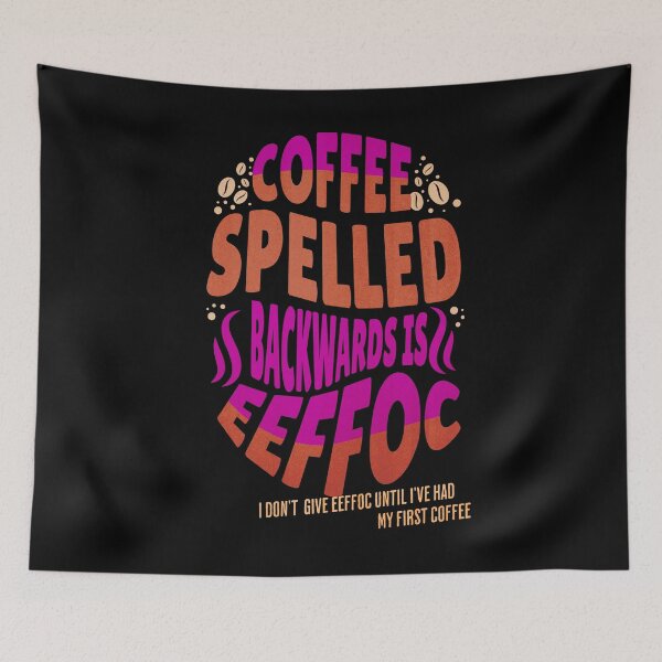 Item preview, Coffee Spelled Backwards  designed and sold by funkycoolshirts.
