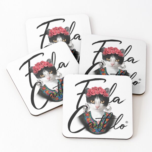 Item preview, WB Color Cat Frida Cathlo version of - Frida Kahlo designed and sold by Jaime Ortiz.