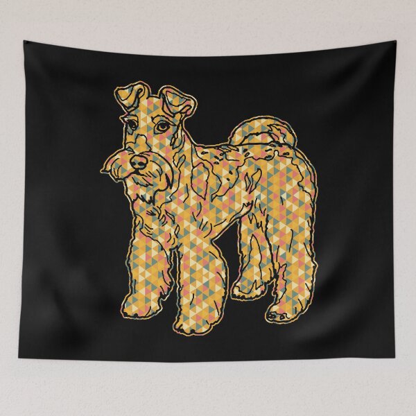 Item preview, Wire Fox Terrier - Wire Fox Terrier Geometric designed and sold by UnknownArtistt.