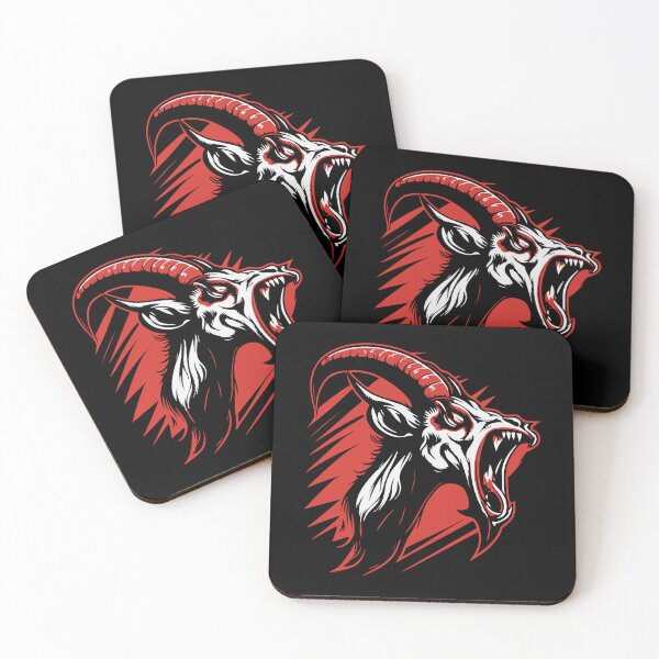 Item preview, screaming goat vector mascot illustration designed and sold by Gerald Waters.
