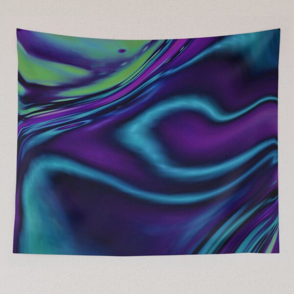 Item preview, The Joker - Psychedelic Swirl of Grape, Lime, and Electric Blue designed and sold by artandsoul38.