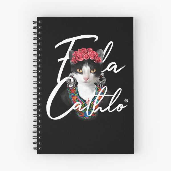 Item preview, BW Color Cat Frida Cathlo version of - Frida Kahlo designed and sold by Jaime Ortiz.